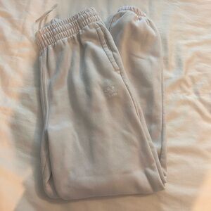 Cream adidas joggers